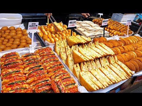 치즈 넣어서 대박난 길거리음식? 오픈부터 줄서서 사가는! 인기 폭발 전국 길거리음식 대량생산 현장 BEST 7 /Best korean street food master video
