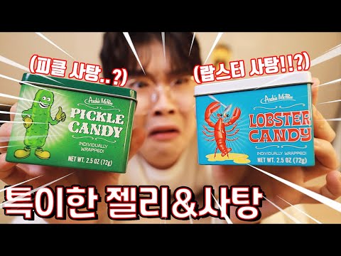 특이한 젤리&사탕 리뷰 (도대체 왜 만들었지…?) [꾹TV]