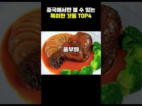 중국에서만 볼 수 있는 특이한 것들 top4[지식똥개]