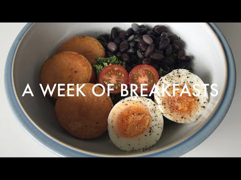 일주일 아침식단 건강레시피 | WHAT I EAT IN A WEEK | breakfast edition | EASY & HEALTHY RECIPES